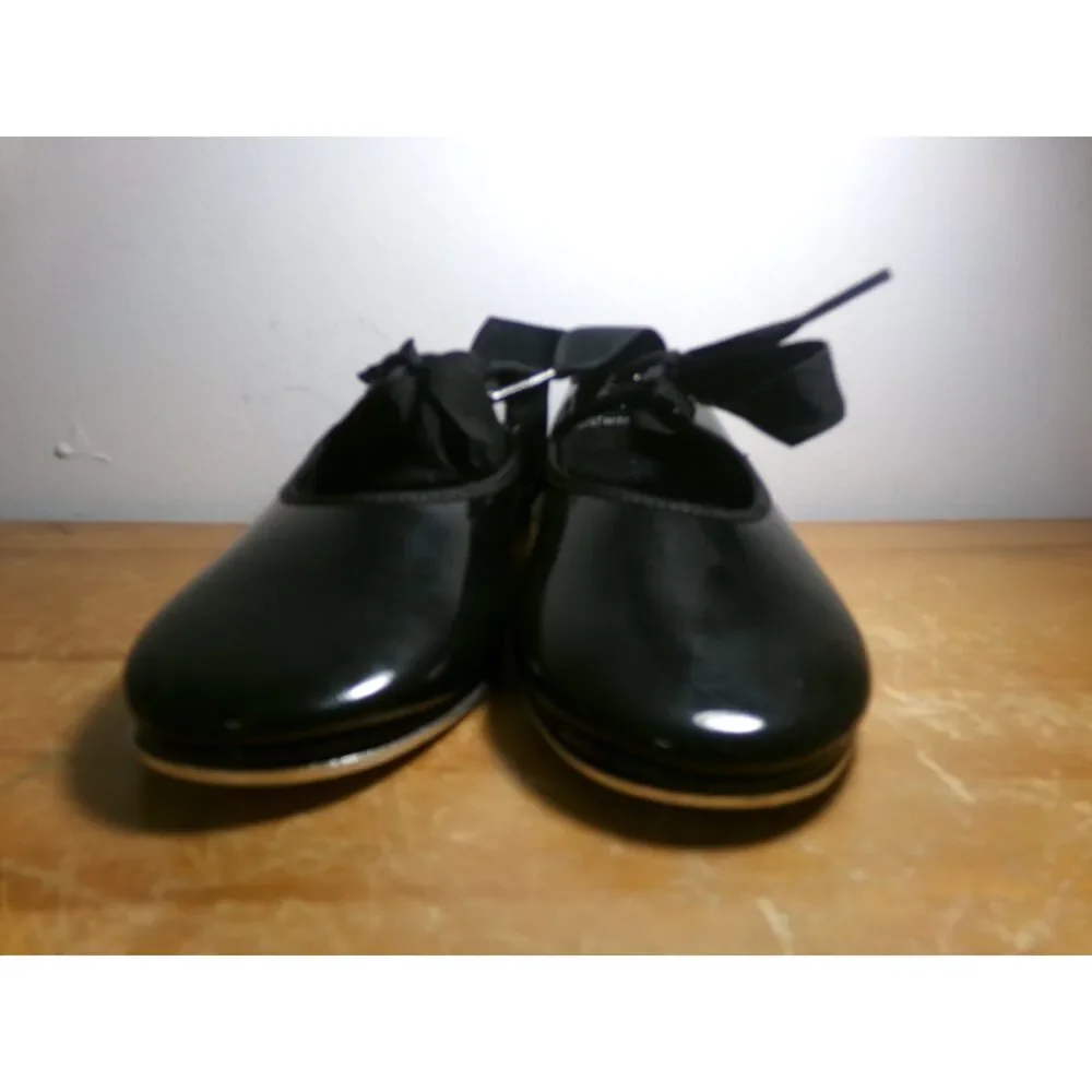Pre-Owned Dance Tap Shoes Capezio Little Kids 13M Tyette Man Made Elastic Stude